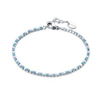 Bracciale Brand Donna Tennis colorato in Acciaio Zircone 14BR049T-M - 14BR049T-M